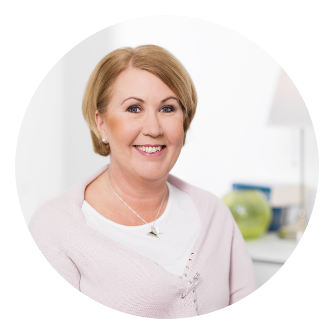 Porträttbild på Christina Fregne